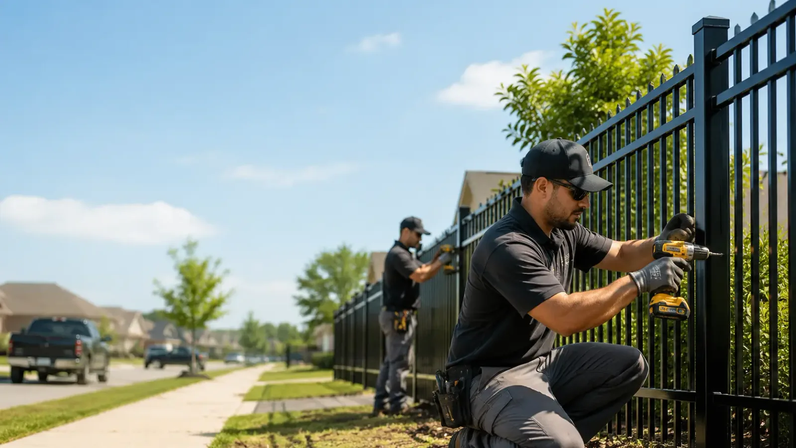 Metal Fence Installation in Plainfield, MA